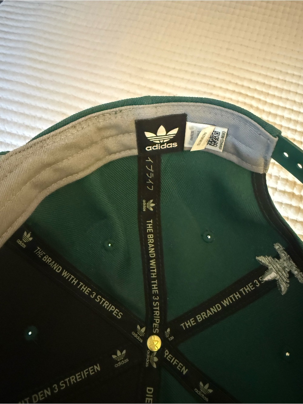 adidas Teal Trefoil Snapback Hat - Picture 5 of 5